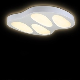 Flush Mount No Polar Light Med Fjärrkontroll Modern Contemporary