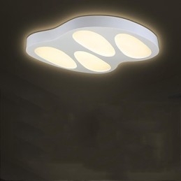 Flush Mount No Polar Light Med Fjärrkontroll Modern Contemporary