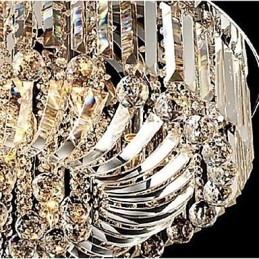 Flush Mount Lights Undersektion Kontroll Ljuskälla Crystal Metal Fashion Modern Classic