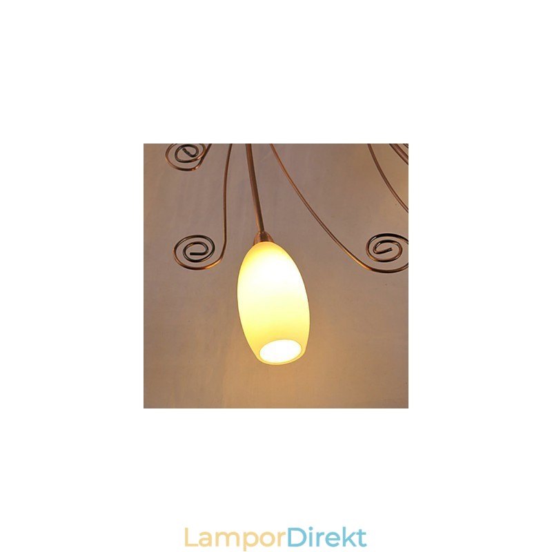 Konstnärliga Aluminium Infällda Lampor Med 12 Lampor