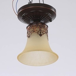 Europe Type Style Rural Klassisk Absorb Dome Light Lamp