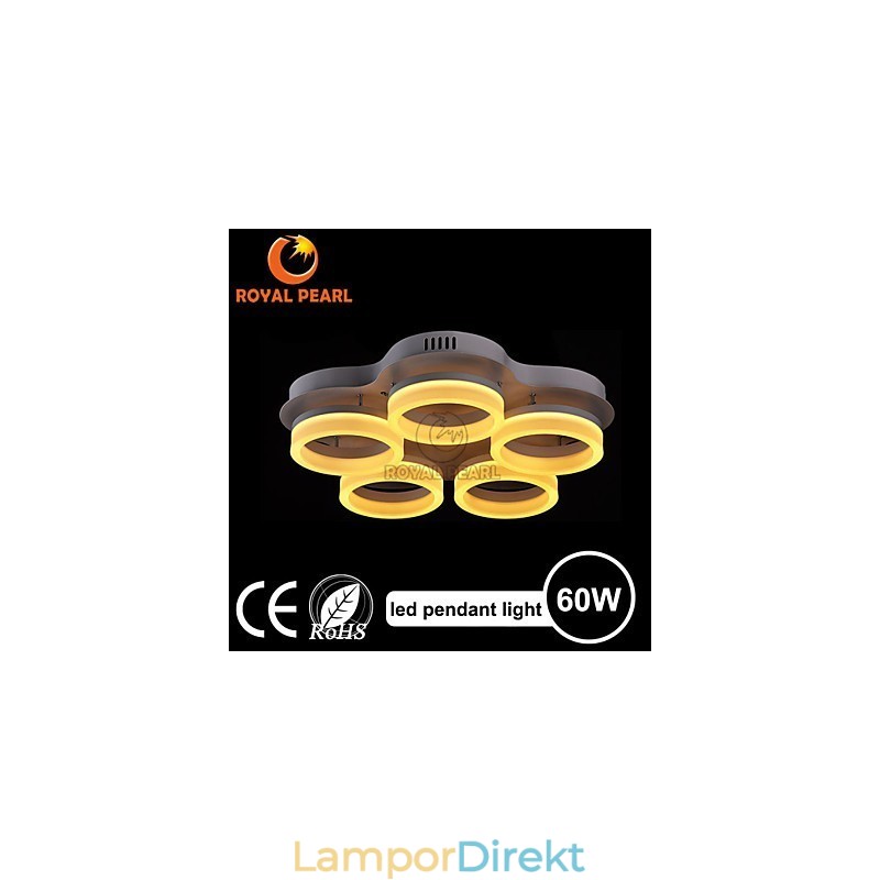 Elegant Design Taklampor I Akryl