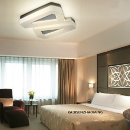 Flush Mount Ljus Vit Varmvitt Ljus Mode Enkel Modern