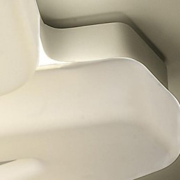 Flush Mount Ljus Vit Varmvitt Ljus Mode Enkel Modern