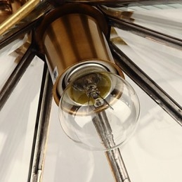 Traditionella Klassiska Mini Stil Mässing Metall Flush Mount Spotlights