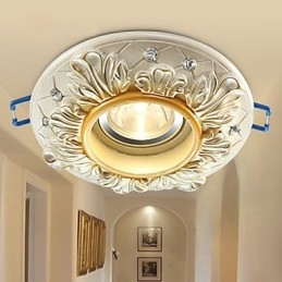 10*3.5Cm Europe Typ Style Rural Takrörslampa Absorbera Kupolljuslampa