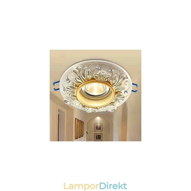 10*3.5Cm Europe Typ Style Rural Takrörslampa Absorbera Kupolljuslampa