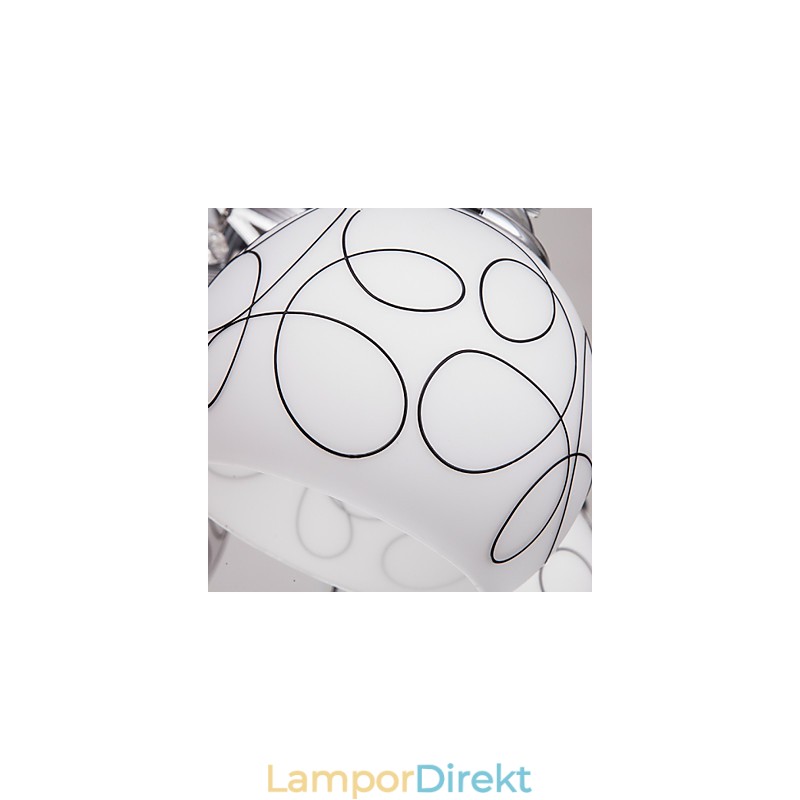 Ljuskrona Modern Crystal Living 8 Lampor