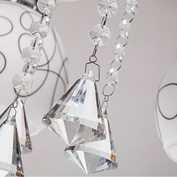 Ljuskrona Modern Crystal Living 8 Lampor