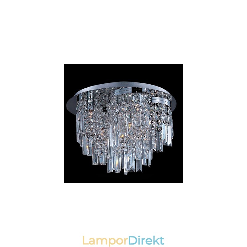 Semi Flush Mount Med 10 Lampor
