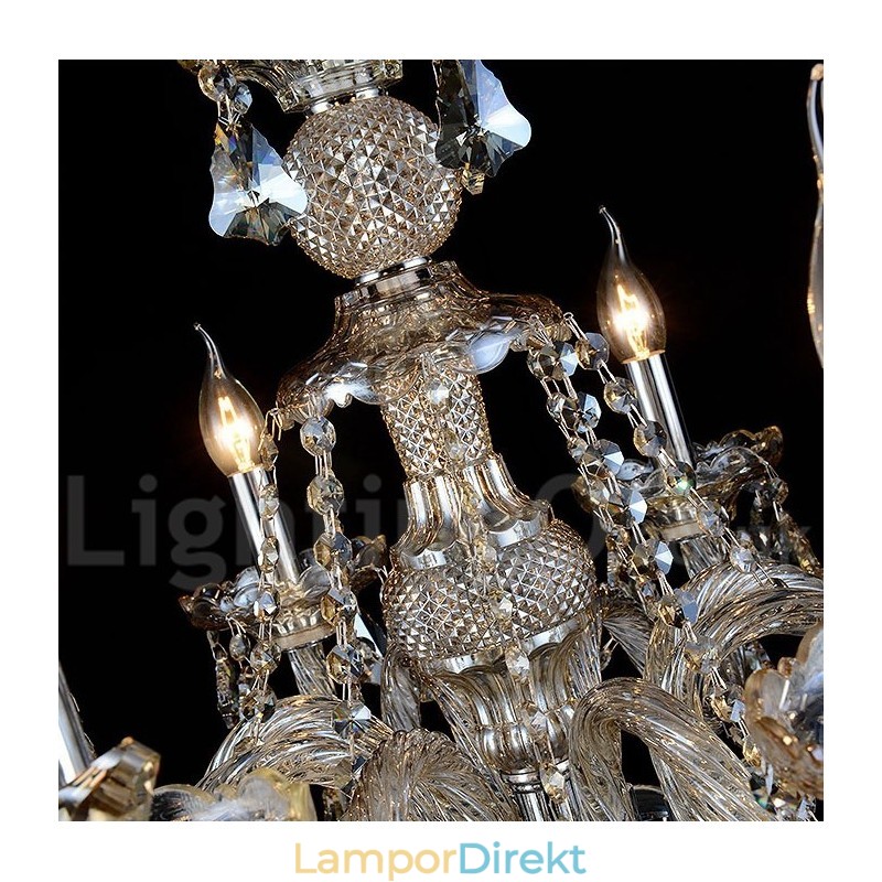 Cognac Crystal Color Pendel Light Crystal Modern Contemporary Traditional Classic Retro Lantern Country