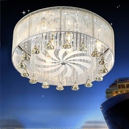 Flush Mount Crystal Modernt Samtida Glas
