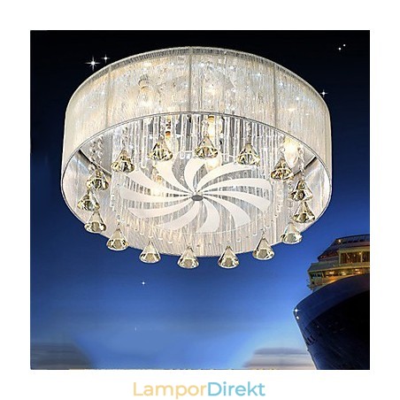 Flush Mount Crystal Modernt Samtida Glas Flush Mount Crystal Modernt Samtida Glas