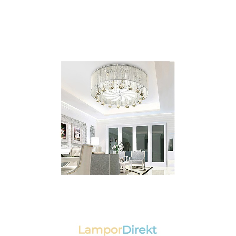 Flush Mount Crystal Modernt Samtida Glas