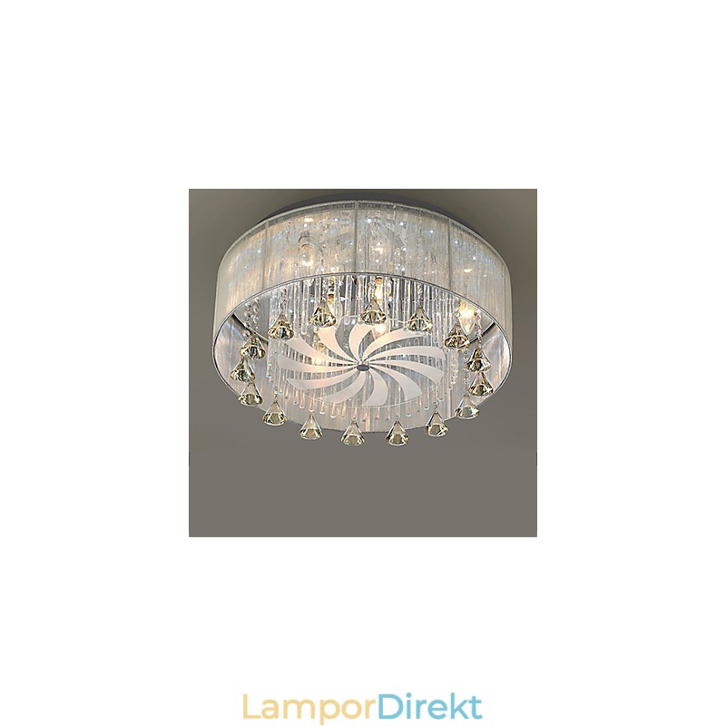Flush Mount Crystal Modernt Samtida Glas