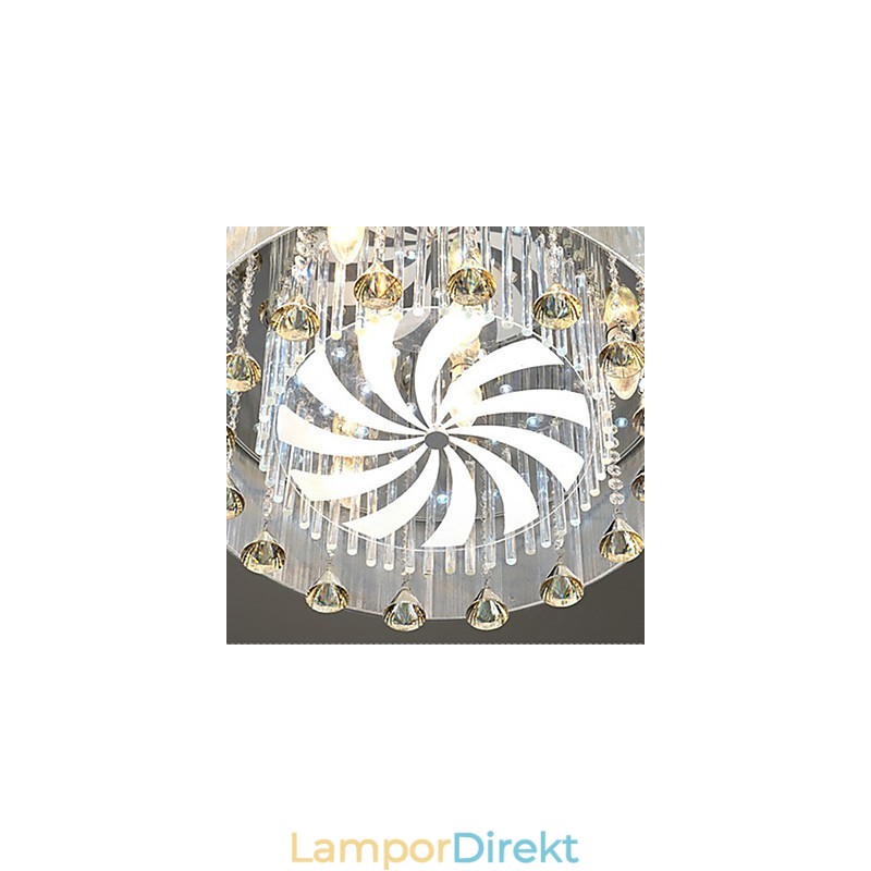 Flush Mount Crystal Modernt Samtida Glas