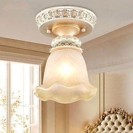 Traditionell Klassisk Mini Style Målning Harts Flush Mount Spot Lights