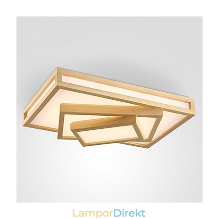 Modern Samtida Mini Style Målning Trä Bambu Flush Mount Modern Samtida Mini Style Målning Trä Bambu Flush Mount