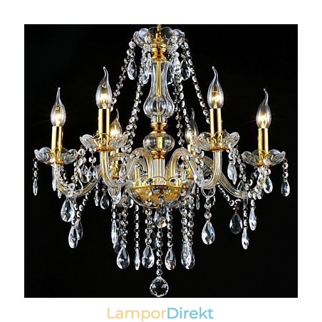 Modern Och Modern Traditionell Klassisk Kristall Galvaniserad Kristallkrona Modern Och Modern Traditionell Klassisk Kristall Galvaniserad Kristallkrona