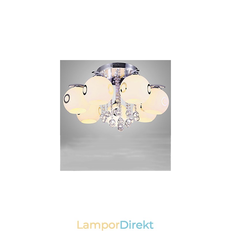 Flush Mount Crystal Modernt Samtida Glas