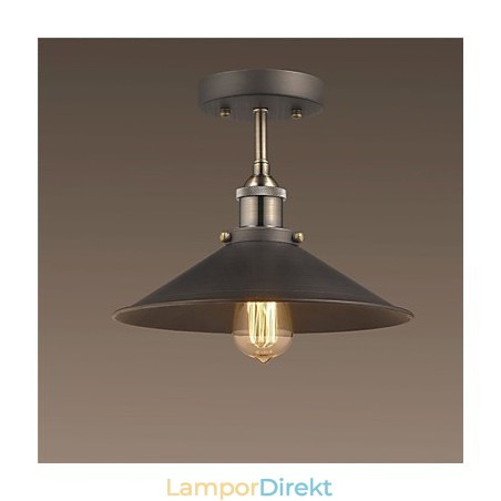 Vintage Mini Edison Taklampa 1 Light Metal Flush Mount Vintage Mini Edison Taklampa 1 Light Metal Flush Mount
