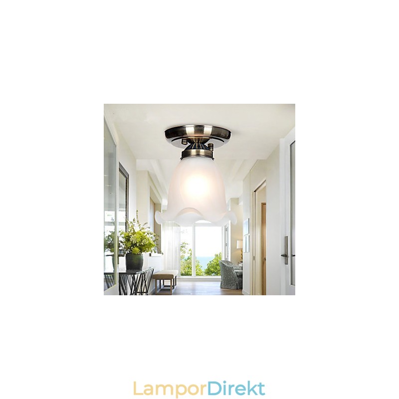 Traditionella Klassiska Mini Stil Elektropläterade Metall Flush Mount Spotlights