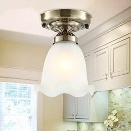 Traditionella Klassiska Mini Stil Elektropläterade Metall Flush Mount Spotlights