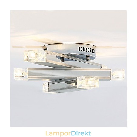 Modern Taklampa Med 6 Lampor I Elegant Design Modern Taklampa Med 6 Lampor I Elegant Design