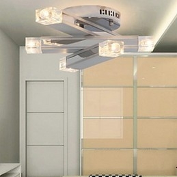 Modern Taklampa Med 6 Lampor I Elegant Design