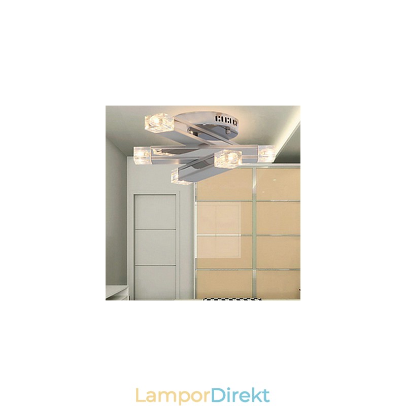 Modern Taklampa Med 6 Lampor I Elegant Design