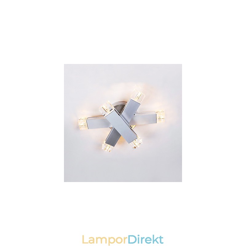 Modern Taklampa Med 6 Lampor I Elegant Design