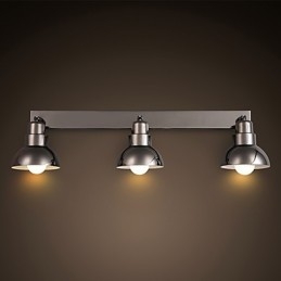 Flush Mount Triinal Huvud Ljus Vit Glas Aluminium Ram Mode Modern