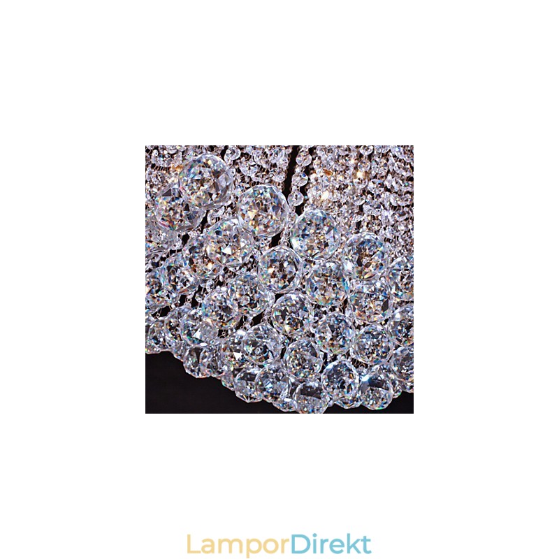 Flush Mount Crystal Modern Contemporary Metal