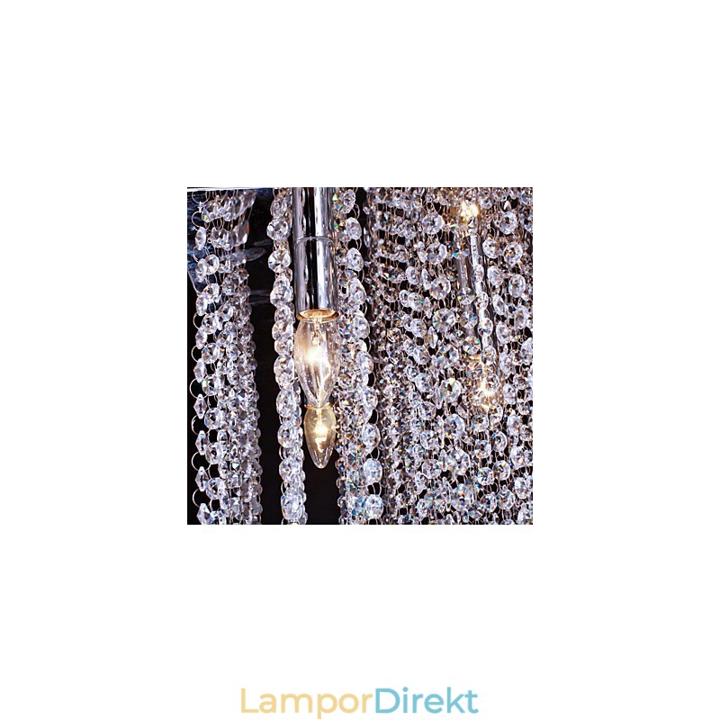 Flush Mount Crystal Modern Contemporary Metal