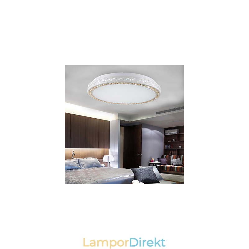 90~265V Flush Mount Crystal Modern Contemporary Metal Metal