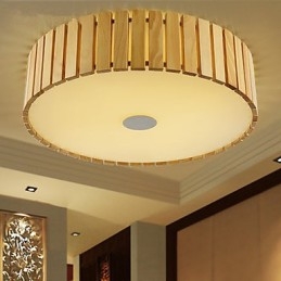Flush Mount Traditionell Klassisk Träbambu