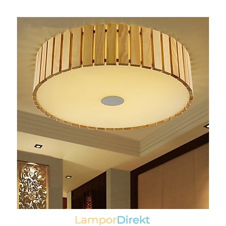 Flush Mount Traditionell Klassisk Träbambu Flush Mount Traditionell Klassisk Träbambu