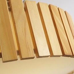 Flush Mount Traditionell Klassisk Träbambu