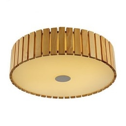 Flush Mount Traditionell Klassisk Träbambu