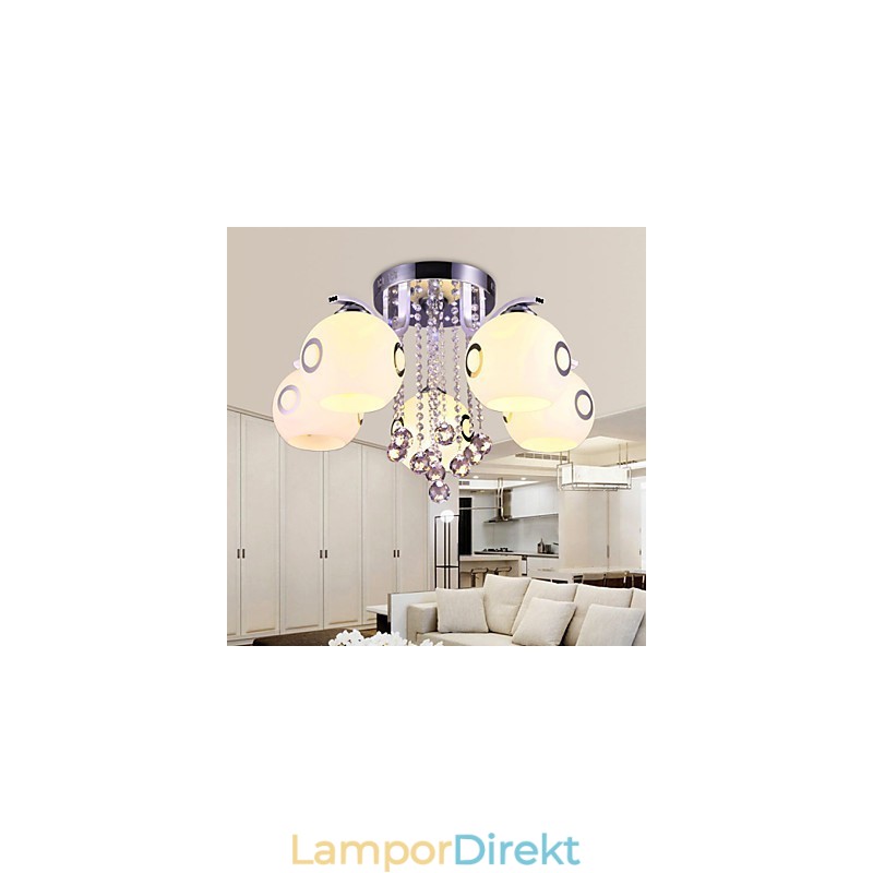 Flush Mount Crystal Modernt Samtida Glas