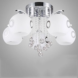 Flush Mount Crystal Modernt Samtida Glas