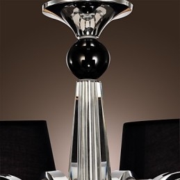 Modern Samtida Traditionell Klassisk Rustik Lodge Vintage Island Chrome Metal Chandelier Dining