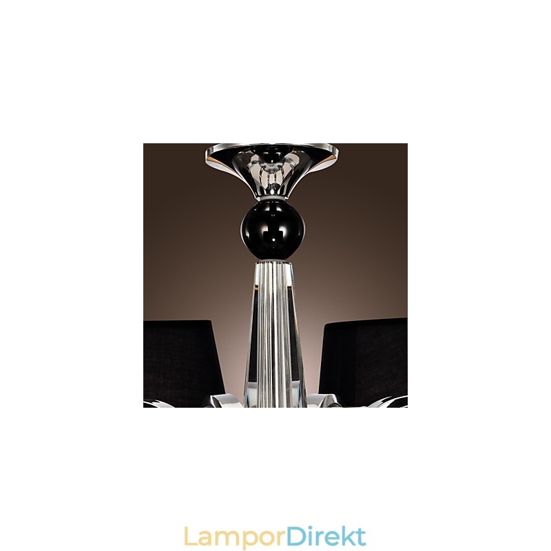 Modern Samtida Traditionell Klassisk Rustik Lodge Vintage Island Chrome Metal Chandelier Dining