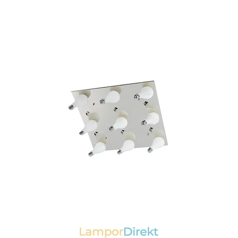 Modernt Infällt Fäste Med 9 Fyrkantiga Lampor (G4 Lampbas)