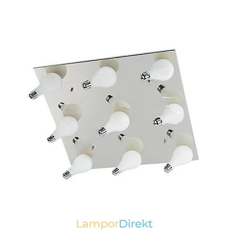 Modernt Infällt Fäste Med 9 Fyrkantiga Lampor (G4 Lampbas) Modernt Infällt Fäste Med 9 Fyrkantiga Lampor (G4 Lampbas)