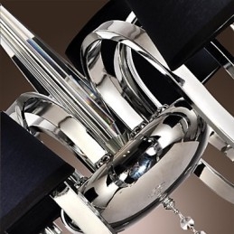 Modern Samtida Traditionell Klassisk Rustik Lodge Vintage Island Chrome Metal Chandelier Dining