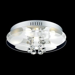 Spårljus Crystal Modern Contemporary Metal