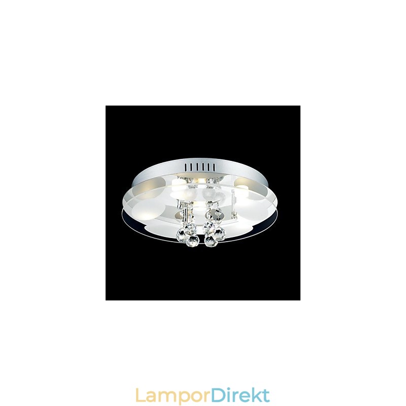 Spårljus Crystal Modern Contemporary Metal