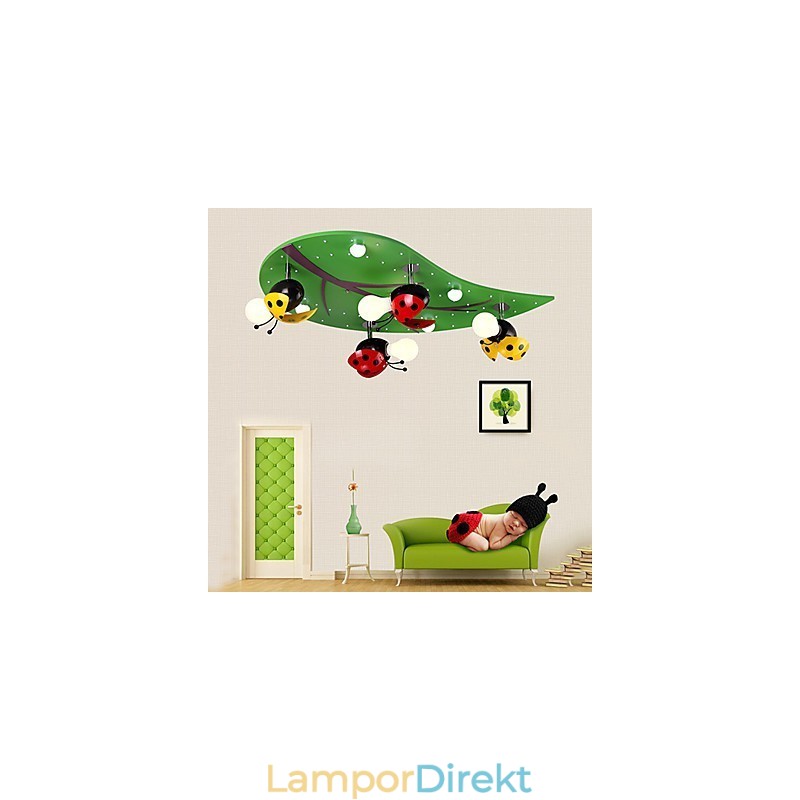 Flush Mount Modern Contemporary Wood Bamboo