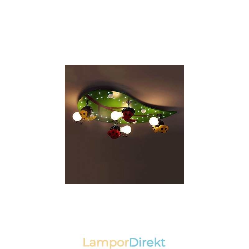 Flush Mount Modern Contemporary Wood Bamboo